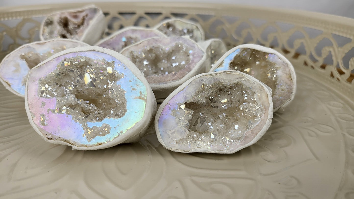 Angel Aura Quarz Geode