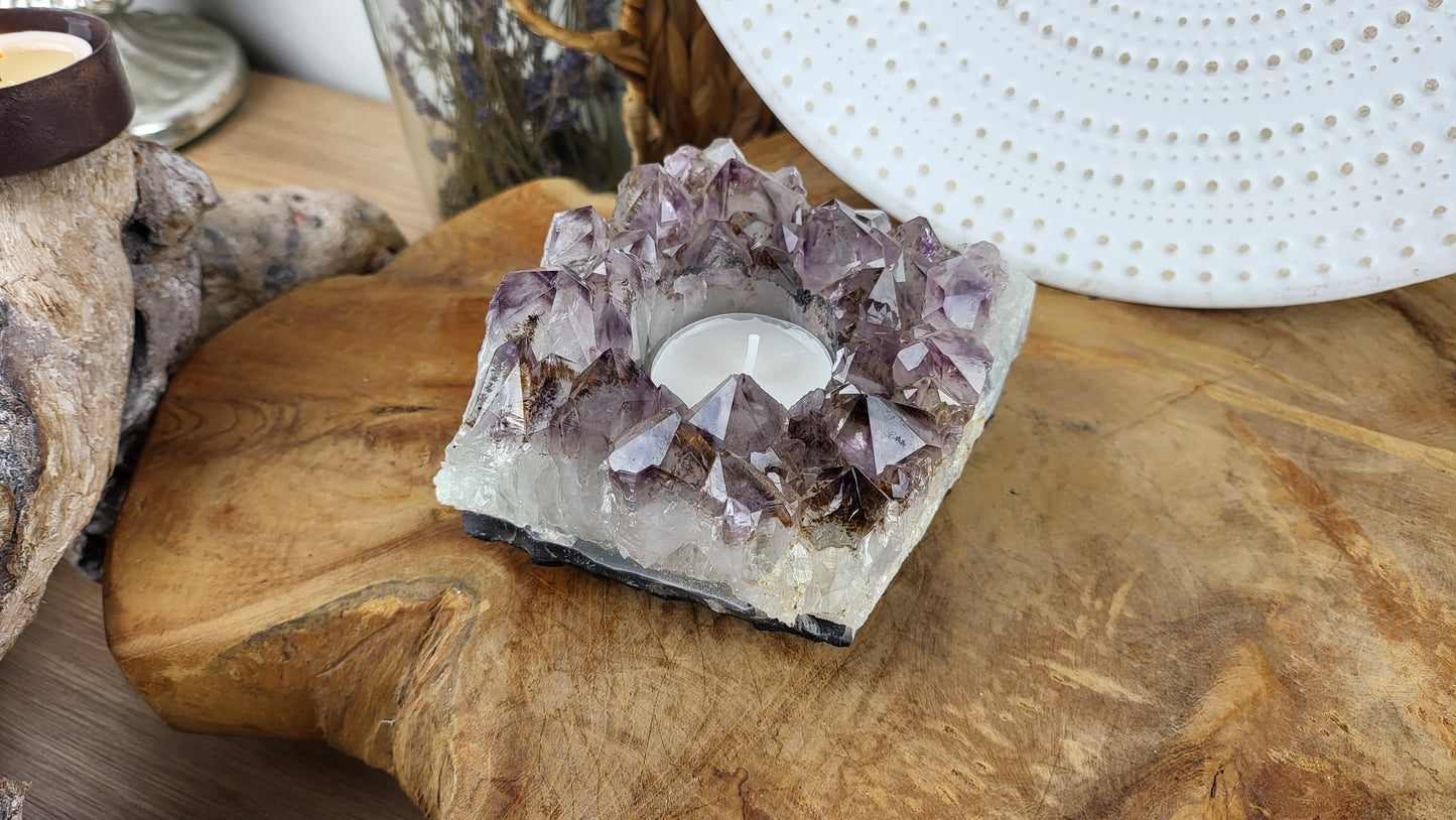 Amethyst Teelichthalter ca. 1,01kg