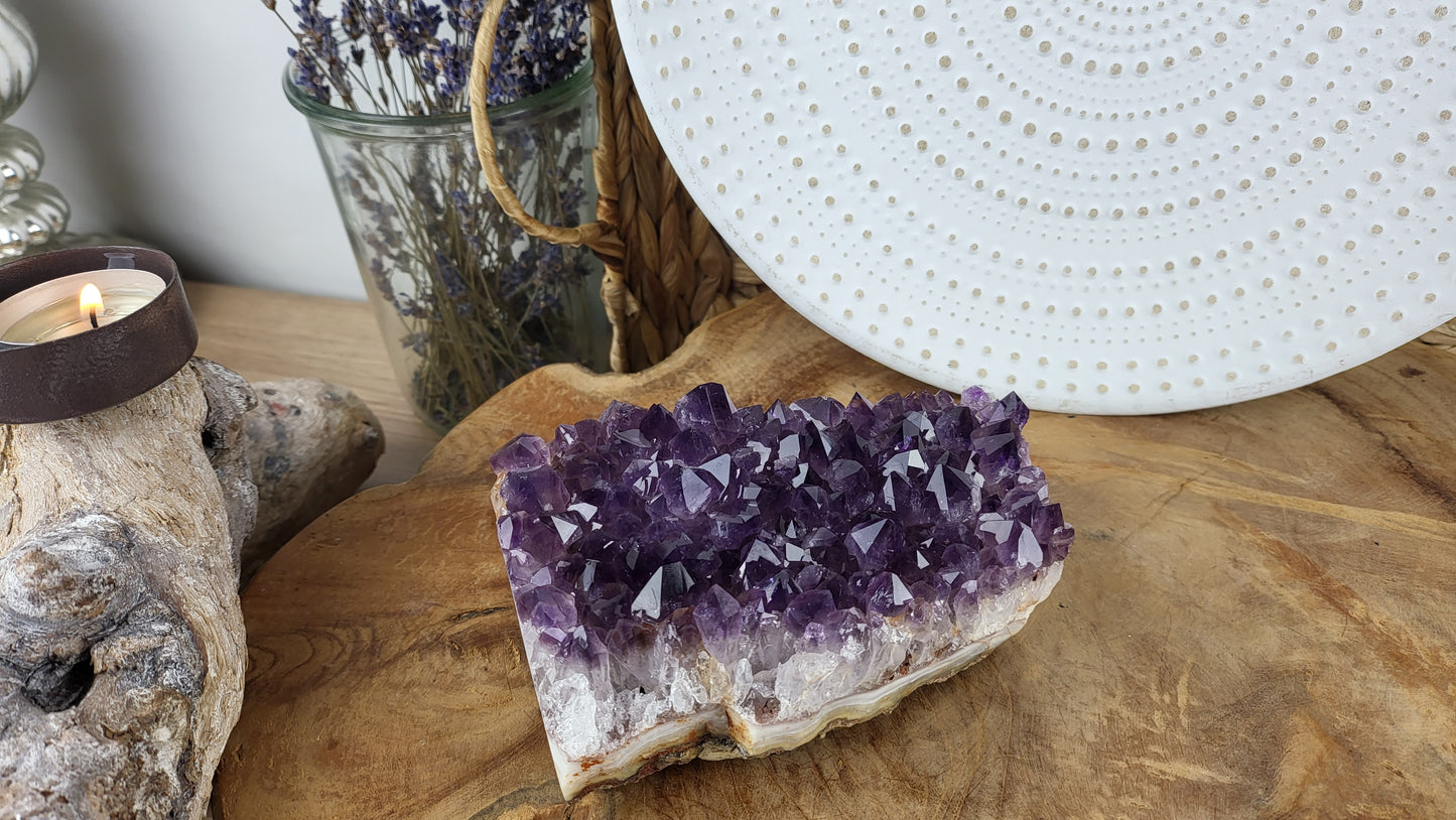 Amethyst Stufe Uruguay ca.  855g