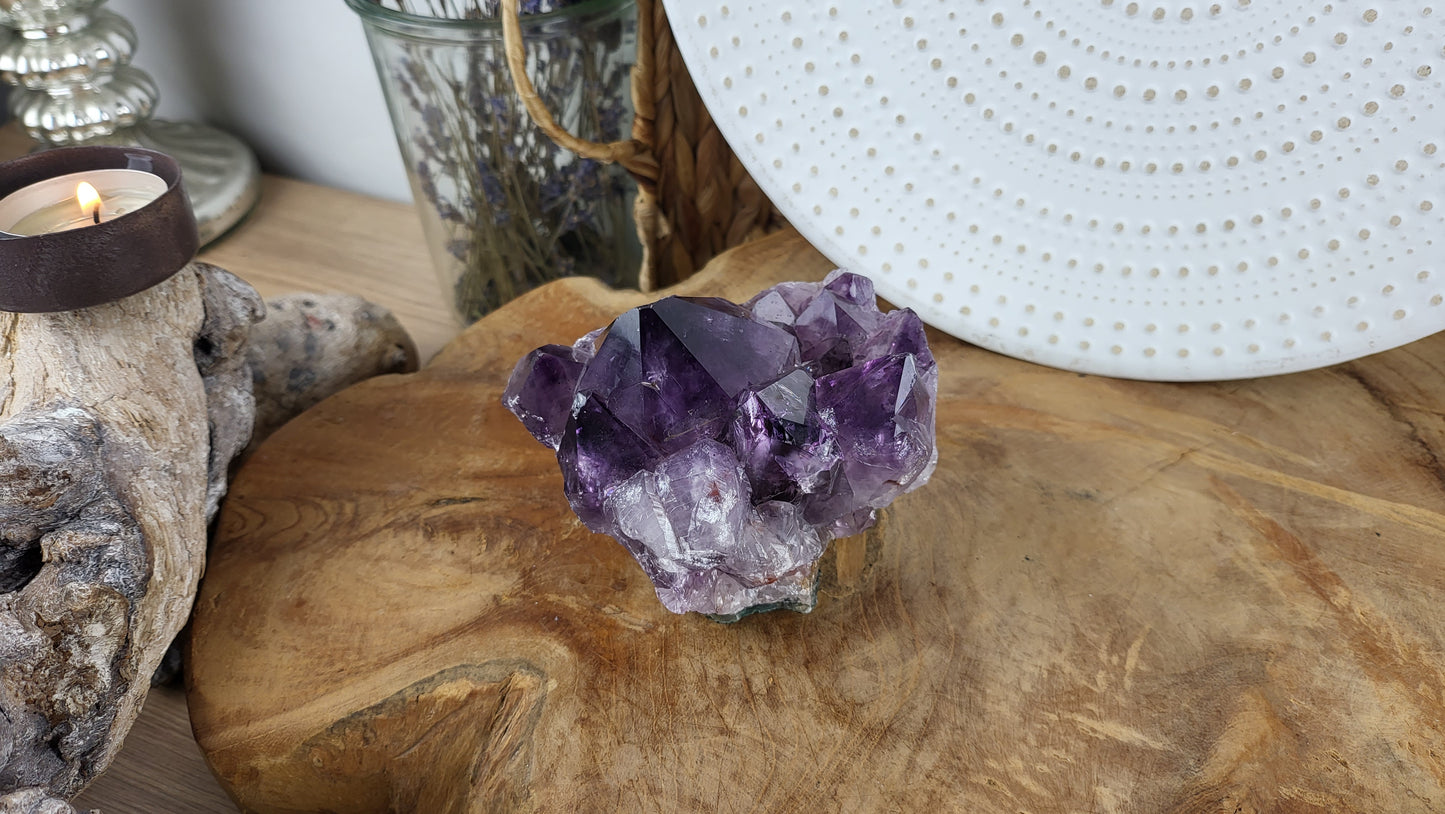 Amethyst Stufe mit großer Kristallbildung ca. 690g