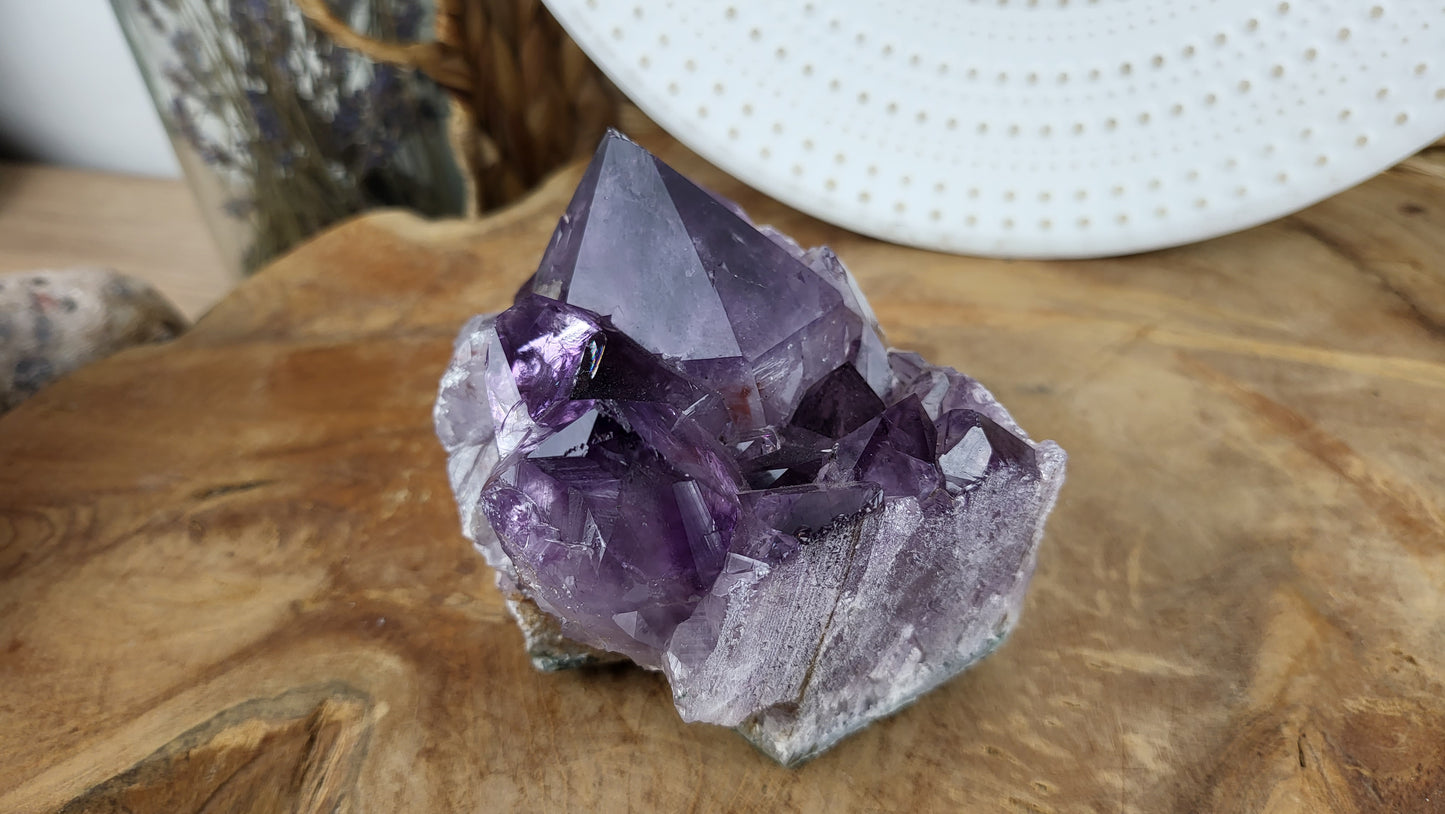 Amethyst Stufe mit großer Kristallbildung ca. 690g