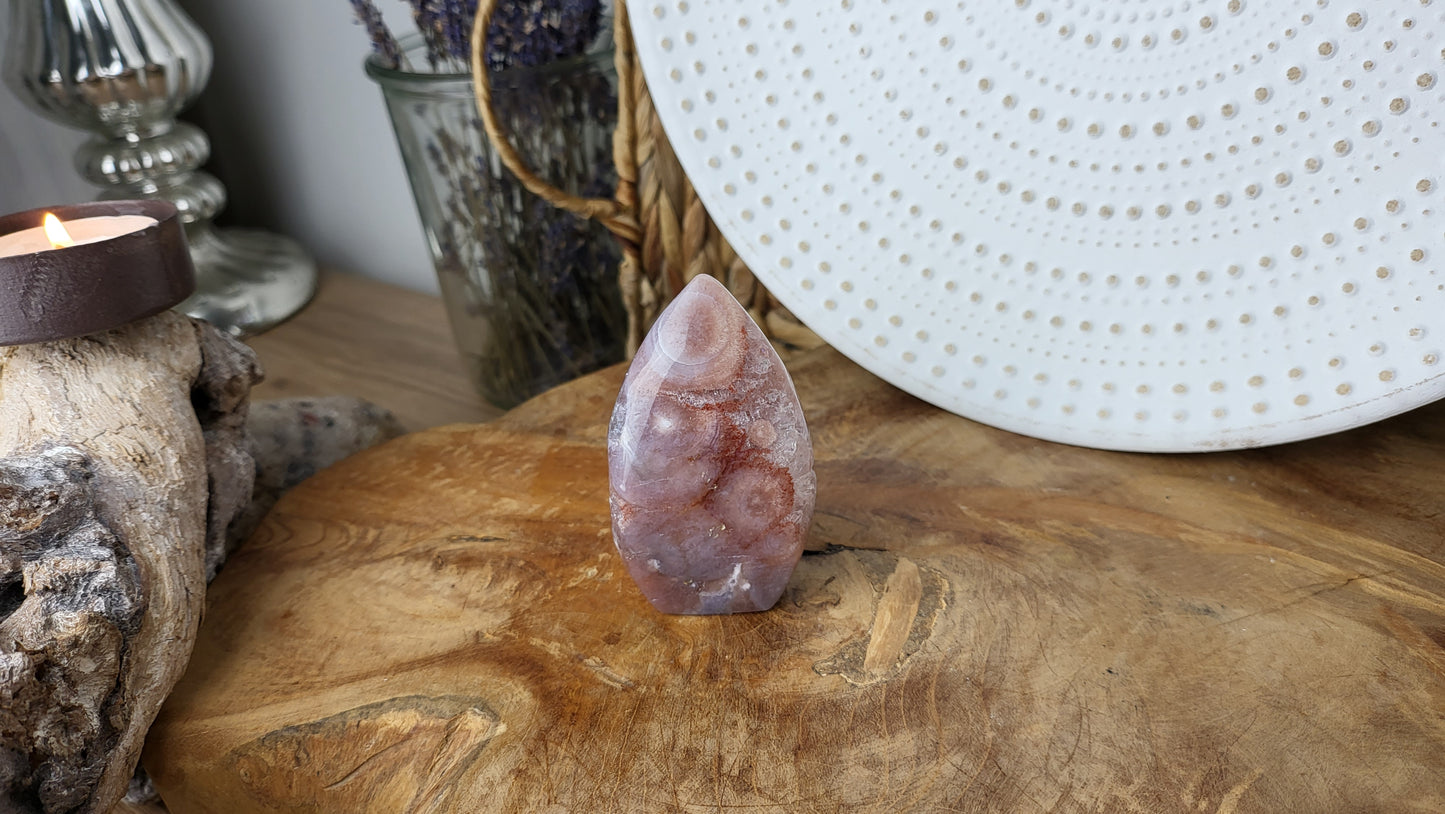 Pinke Amethyst Flamme ca. 120g