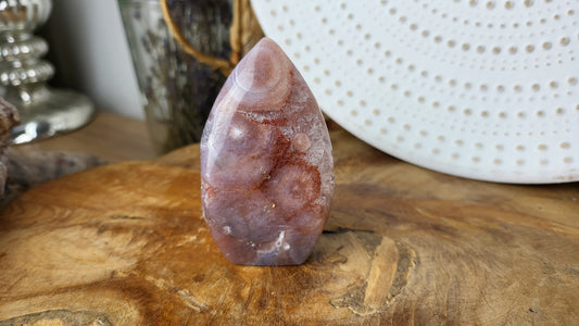 Pinke Amethyst Flamme ca. 120g