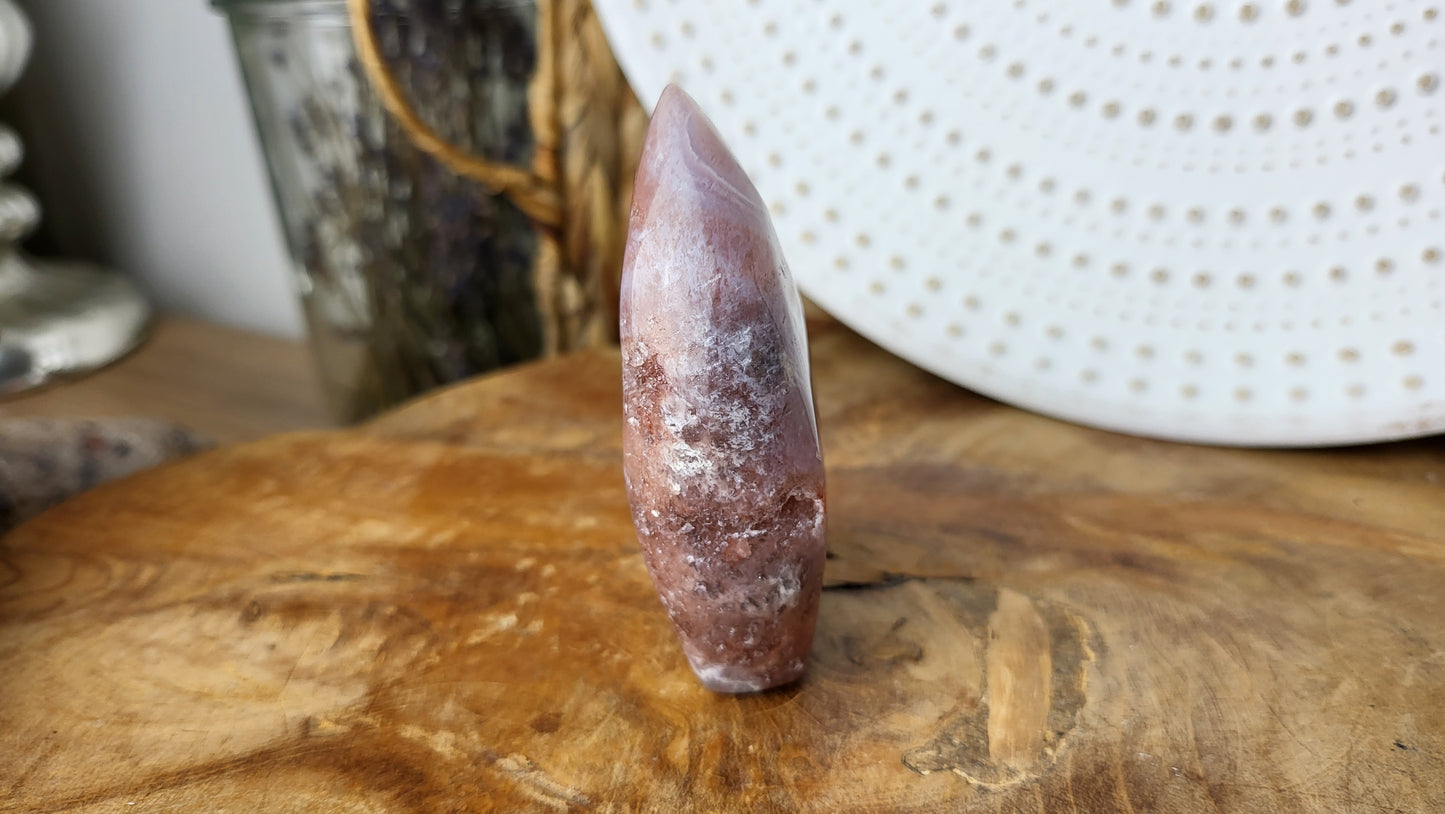 Pinke Amethyst Flamme ca. 120g