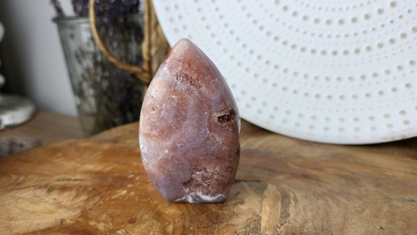 Pinke Amethyst Flamme ca. 120g