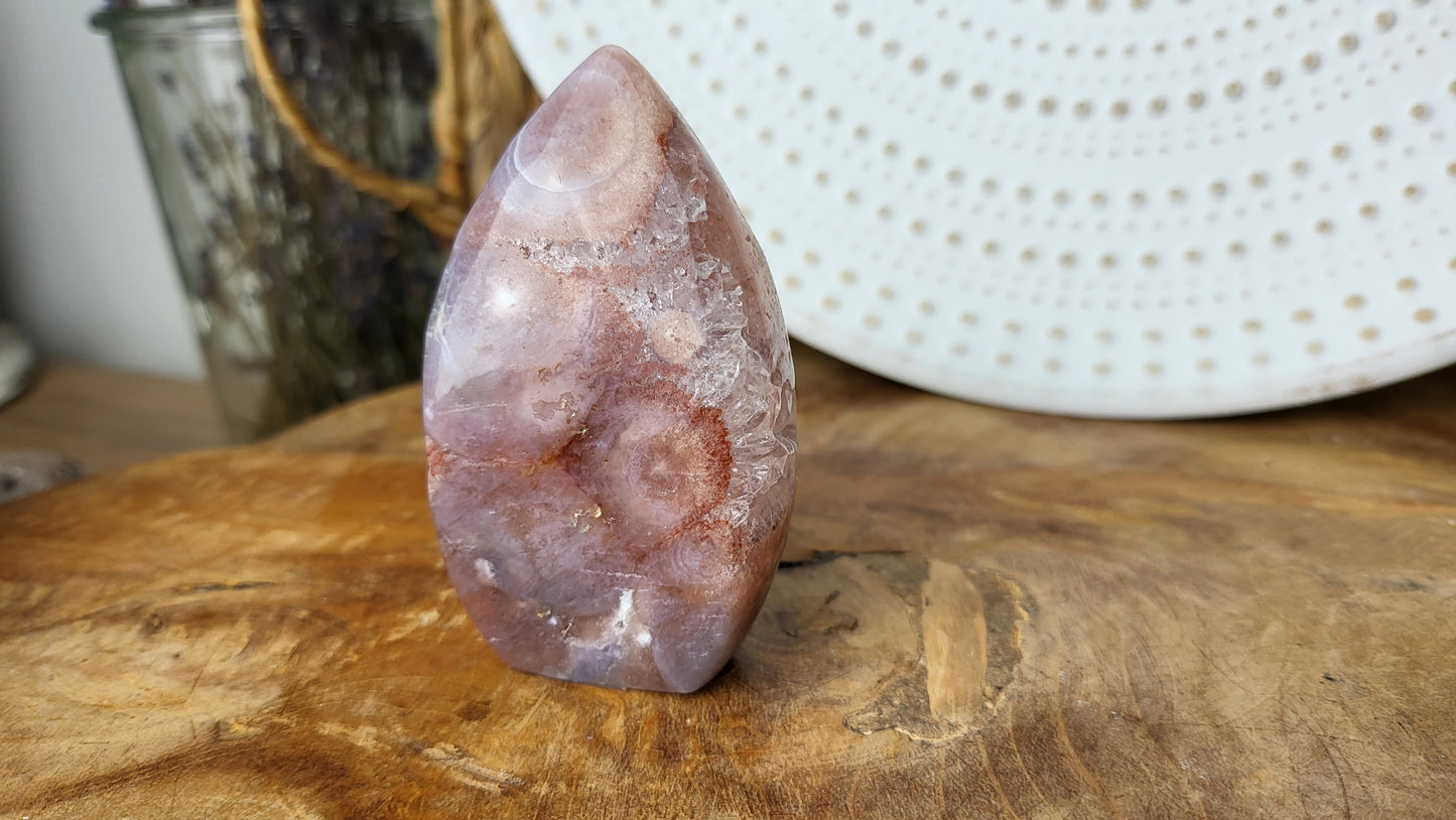 Pinke Amethyst Flamme ca. 120g