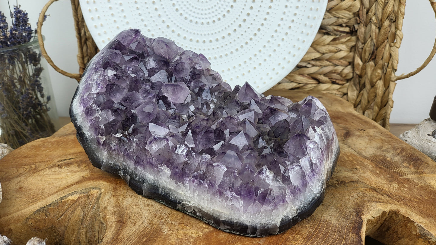 Amethyst Stufe 2,9kg, große Kristallbildung aus Brasilien