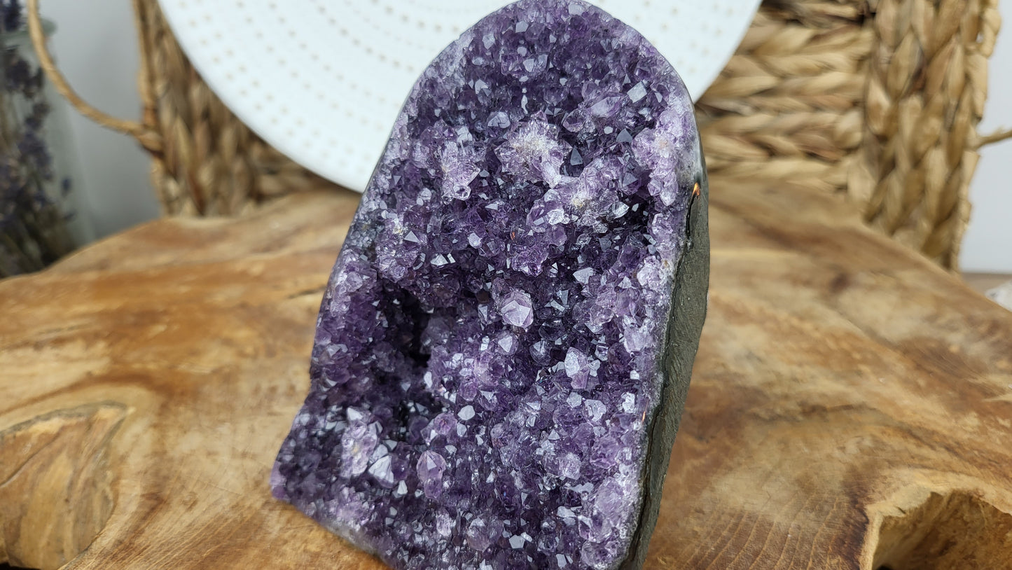 Vollpolierte Amethystdruse ca. 790g aus Brasilien