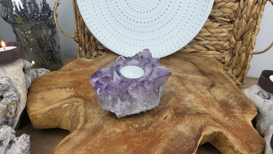 Amethyst Teelichthalter ca. 1kg