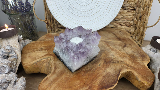 Amethyst Teelichthalter ca. 1,3kg