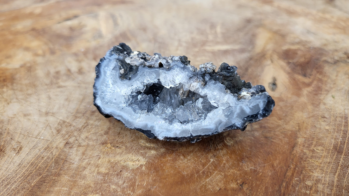 Achatnuss Hälfte, Achatgeode 6,5cm, aus Brasilien Nr.36