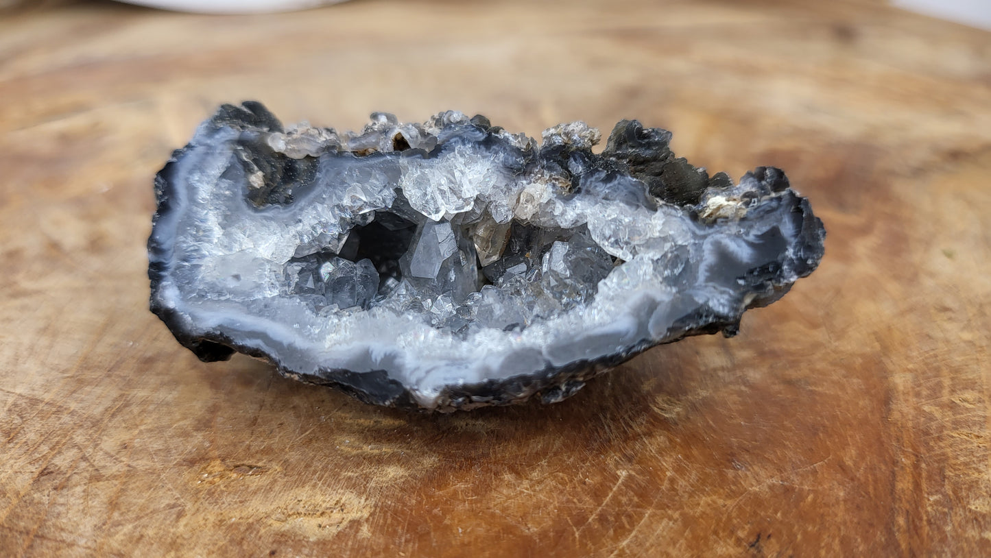 Achatnuss Hälfte, Achatgeode 6,5cm, aus Brasilien Nr.36