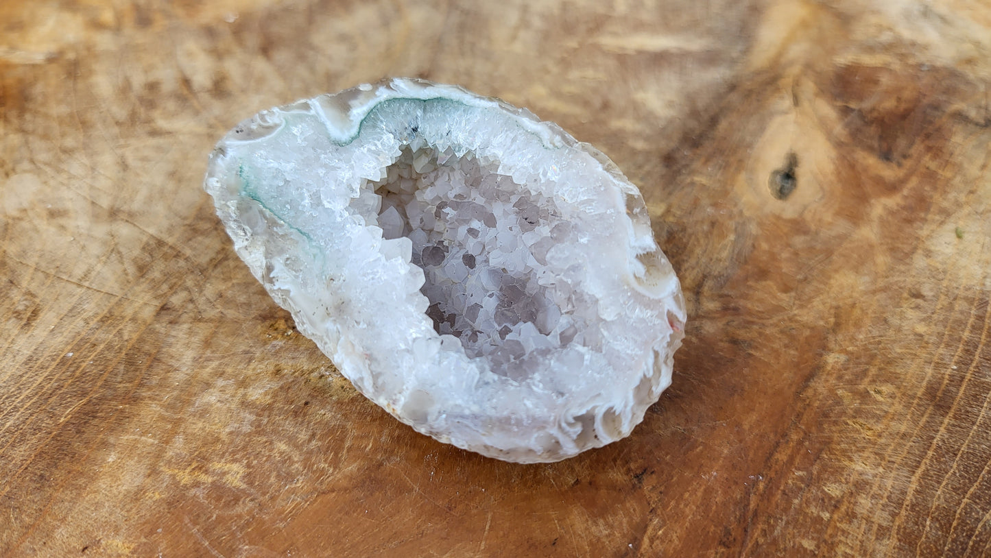 Achatnuss Hälfte, Achatgeode 5,5cm, aus Brasilien Nr.42