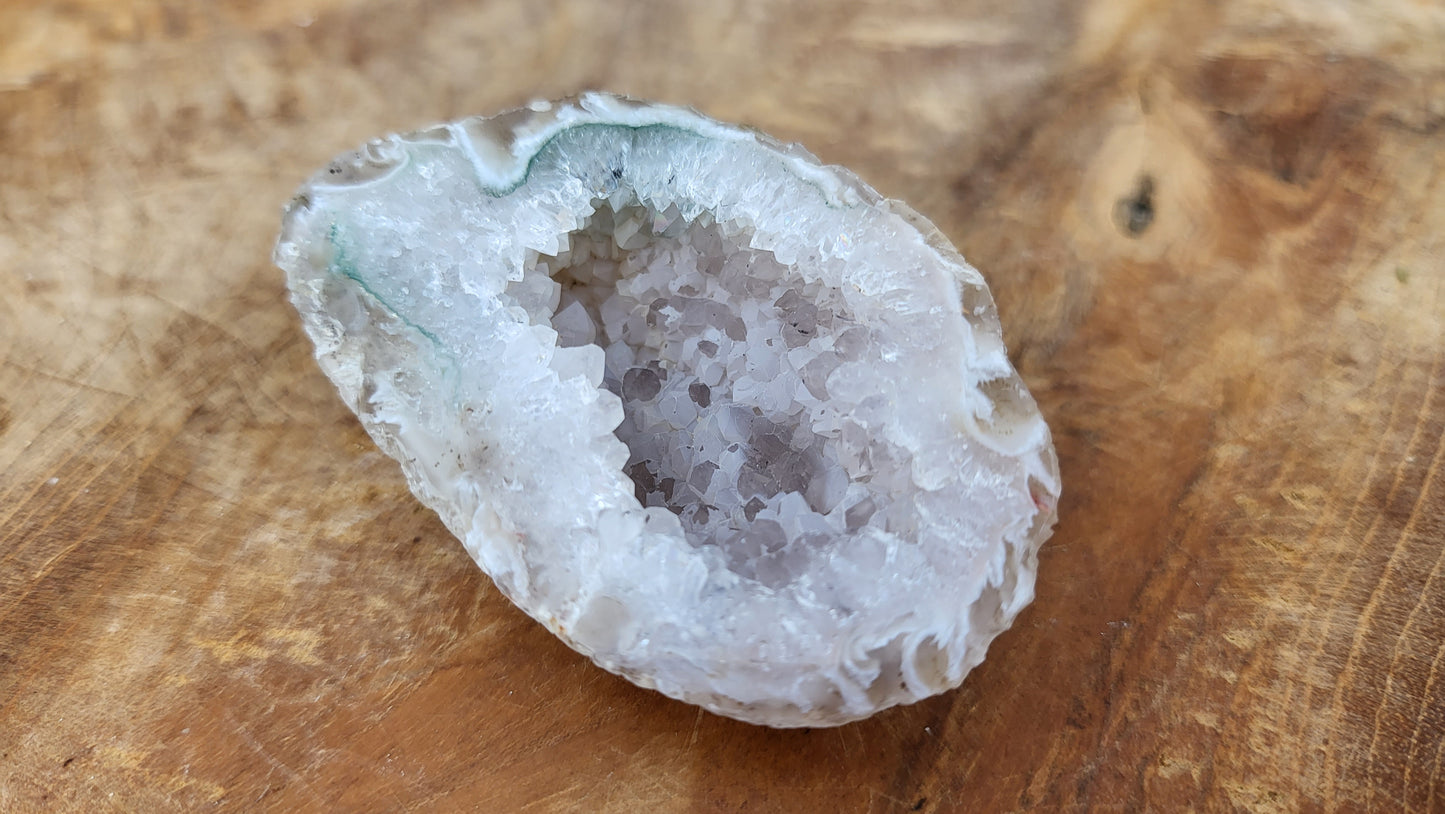 Achatnuss Hälfte, Achatgeode 5,5cm, aus Brasilien Nr.42