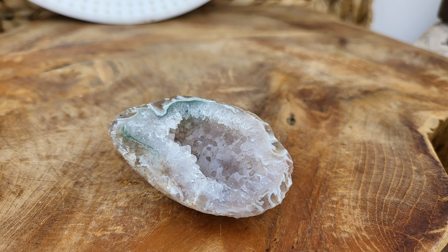 Achatnuss Hälfte, Achatgeode 5,5cm, aus Brasilien Nr.42